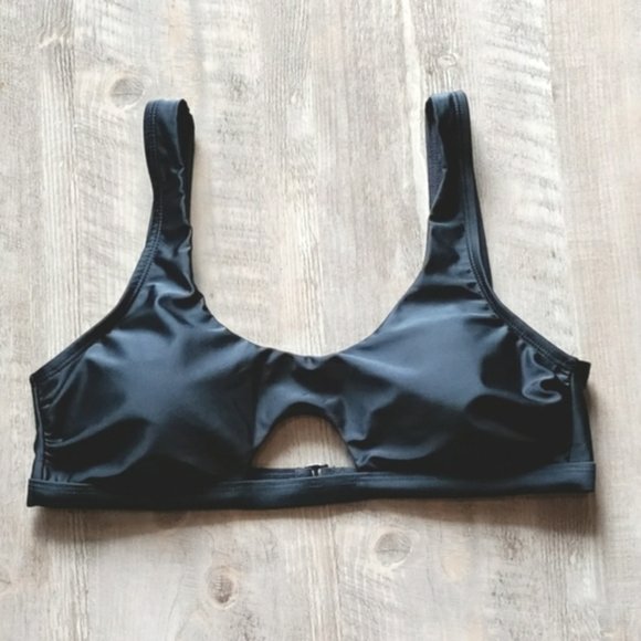 BATHING SUIT BUNDLE-Black Top and Bottom - Picture 1 of 7